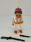 Playmobil 4504 Native American With Rifle & Knife Indian 1993 Complete Loose Fig Used. Price: $8.77.