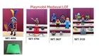 Playmobil Lot:medieval Nine Figures & Parts 3123, 3627, 4555, 5794 W/ Carry Case Used. Price: $18.13.
