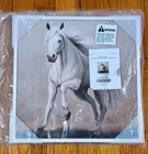 Stupell Galloping Horse White Stallion Framed Western/cowboy/animal 1750 Of 2058 New. Price: $16.00.