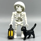 Playmobil Sleepy Skeleton Sleepwalking Ghost Black Cat Lantern Male Adult Figure New. Price: $13.68.