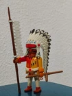 Playmobil Figure Warrior Chief Indian Sorcerer 3873 Village Used. Price: $11.58.