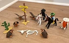 Vintage Playmobil 3748 Western Bandits & Vultures 99% Complete Used. Price: $37.99.