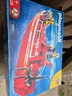 Playmobil Fire Rescue Boat #3128 Box Open But New Complete. Price: $95.95.