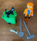 2000 Playmobil City Service #3196 Sanitation Man With Broom Set Complete Used. Price: $5.99.