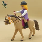 Playmobil Woman With Horse-sport Horse-rider-amazon-hipica-horse Winner Used. Price: $10.96.