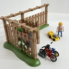 Playmobil Toy 4280 Backyard Set City Life Figures Accessories Work Extra Used. Price: $45.00.