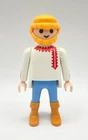 Playmobil Figure Medieval Man, White Shirt With Red Designs 3632 Used. Price: $6.39.