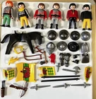 Playmobil 3887 X6 Soldiers W/ Weapons & Armor, 1 Horse, No Siege Tower Vintage Used. Price: $30.00.
