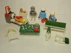 Vtg Playmobil 3224 First Aid Field Hospital Replacement Pcs: Figures, Bed, Chair Used. Price: $14.00.