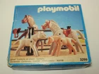 Vintage Playmobil 3299 Horses & Fence Set Used. Price: $25.00.