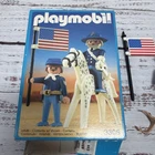Playmobil Geobra #3306 General & Sergent W/ Horse Civil War Flag Read Used. Price: $25.00.