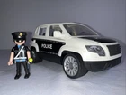 Playmobil City Action Police Cruiser Car With Officer Figure & Flashlight Used. Price: $18.87.