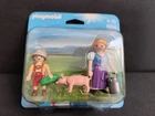 Playmobil - 5514 Peasant And Child New Piglet Mountain Farm Neuf. Price: $9.39.