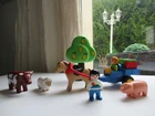 7 Children's Construction Game, Cart, Animals, Playmobil 123 Ref: 6620 Occasion. Price: $17.49.