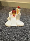 Playmobil Family Fun 9283 Snowball Fight: Hill And Figure Used. Price: $7.50.