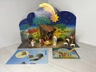 Vintage 2001 Playmobil Christmas Nativity Set Complete Box Made Malta Used. Price: $34.00.