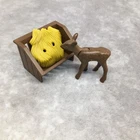 Playmobil Baby Deer + Hay Feeder Woods Forest Landscape Used. Price: $5.99.