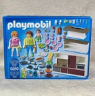 Playmobil 9269 City Life Kitchen W/family, Food & Furniture + Dinosaur Hi-chair New. Price: $45.00.