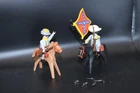 Vintage Playmobil Set 3783 Mounted Rebels Western Confederate Soldiers Civil War Used. Price: $34.95.