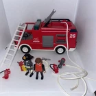 1996 Playmobil #3880 Rescue Unit #26 Department Equipment Firefighters Used. Price: $43.57.
