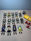 Playmobil Fireman Rescue Figure Lot 14 Firefighters Vehicles Accessories Vintage Used. Price: $32.95.