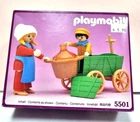 Playmobil 5501 Farmer's Wife & Helper Selling Wine New Mib. Price: $32.00.