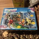 Playmobil 5707 Viking Starter Set With Playscape Ghost Wolf - Gold Extras Box Used. Price: $50.00.