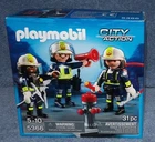 Playmobil City Action Fire Fighters Rescue Crew Set #5366 New. Price: $21.95.