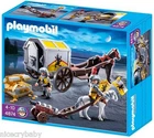 New Sealed Playmobil Lion Knights' Treasure Transport The King's 4874 Rare Toy. Price: $175.00.