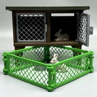Playmobil Hutch Cage Fence 2 Rabbits Farmers Landscape Scene 3751 9990 Used. Price: $10.54.
