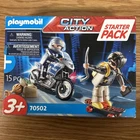 Playmobil City Action Starter Pack Police Chase Building Set 70502 Nib New. Price: $22.99.
