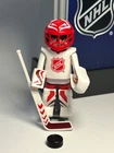 Playmobil Nhl Ice Hockey Goalie Figures W/accessories & Puck Used. Price: $16.50.