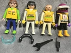 Retired Vintage Playmobil 3301 3603 3044 Motorcycle Motocross Formula Race Car Used. Price: $29.99.