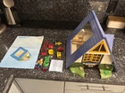 Playmobil Leisure Fun Modern Living Family Vacation Home A-frame 3230 Incomplete Used. Price: $39.99.