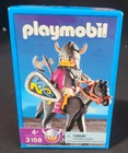 Playmobil Toys Mounted Vicking Chief With Horse #3158 Unopened New. Price: $23.50.