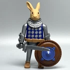 Playmobil Rabbit Knight Prince Bunny Man Male Adult Figure Easter Fairytale Rare Used. Price: $16.81.
