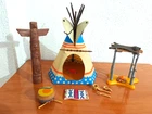 Playmobil Lot Tipi Totem Dryer Drum Rug Indians 3870 Used. Price: $61.76.