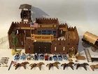 Vintage 1990 Playmobil Fort Glory Incomplete W/box Covered Wagon & Many Extras Used. Price: $214.95.