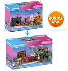 Playmobil Sets 70894 Dining Room And 70897 Lounge With Fireplace Dollhouse Boxed New. Price: $119.00.