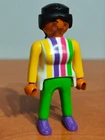 Playmobil Vintage Figure Woman Graffiti Train Carriage Railway Ref 4418 Used. Price: $7.91.