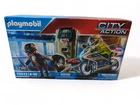 Playmobil City Action Bank Robber Chase Building Set 70572 Motorcycle Atm 32 Pcs New. Price: $21.60.
