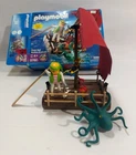 Playmobil 5780 Vintage Pirate Raft Octopus Monkey Parrot Complete With Box Used. Price: $29.99.