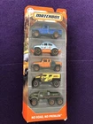 Matchbox 2018 Off Mbx No Road, Problem 5-PACK GBJ72 Brand New In Package. Price: $19.99.