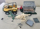Playmobil Dinosaur Safari Set - Atv, Trailer/cage, 2 Dinos, Ramp, Gate, Rope Used. Price: $25.00.