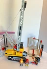Playmobil Cable Excavator With Building Section 70442 Few Pcs Miss. - Rare Item! Used. Price: $100.00.