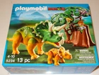 Playmobil Green Triceratops Dinosaur Jurassic Set 5234 New. Price: $65.00.