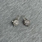 Judith Ripka Sterling Silver Max Drop Diamond Look Earrings High Quality 925 Pre-owned. Price: $149.99.