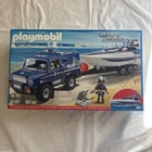 Playmobil 5187 - City Action Police Truck With Speedboat Underwater Motor New. Price: $75.00.