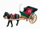 Playmobil 7834 Single-axle Wagon With Horse Carriage Buggy & New Add-on Bag. Price: $39.99.