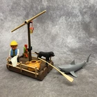Playmobil 3736 Pirate Raft Castaway & Shark -incomplete Used. Price: $29.99.